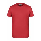 Men's Basic-T - carmine-red-melange - 3XL