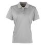 Ladies Coolchecker® Piqué Polo Shirt, Silver, M, Premier