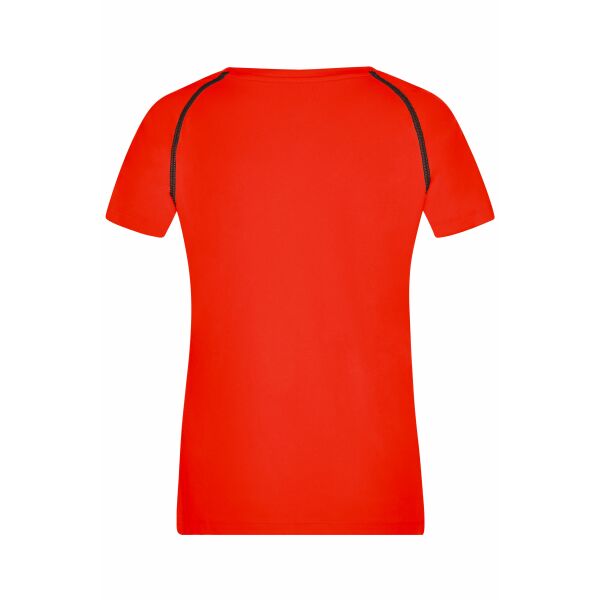 Ladies' Sports T-Shirt - bright-orange/black - XS