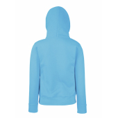 Ladies Classic Hooded Sweat - Azure Blue - S