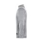Men's Knitted Workwear Fleece Jacket - SOLID - - white-melange/carbon - L