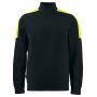 2128 Sweatshirt 1/2 zip BLACK/HV YEL 4XL