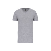 Heren-t-shirt BIO150 V-hals Oxford Grey 4XL