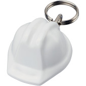 Kolt helmvormige sleutelhanger - Wit