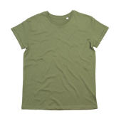 Men's Organic Roll Sleeve T - Soft Olive - S