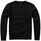 Surrey unisex sweater met ronde hals - Zwart - S