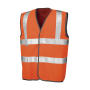 Safety Hi-Vis Vest - Fluorescent Orange - S/M