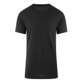 AWDis Westcoast Longline T-Shirt, Solid Black, L, Just Ts