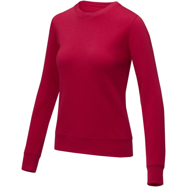 Zenon dames sweater met crewneck - Rood - L