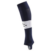 *Pro Control stripe socks w/o foot jr navy/white