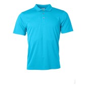Men's Active Polo - turquoise - M