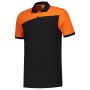 Poloshirt Bicolor Naden 202006 Black-Orange 5XL