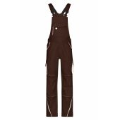 Workwear Pants with Bib - COLOR - - brown/stone - 42