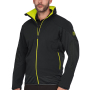 Macseis Jacket Softshell Venture for him Black/GN Black/Green S