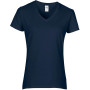 Premium Cotton  Ladies' V-neck T-shirt Navy XXL