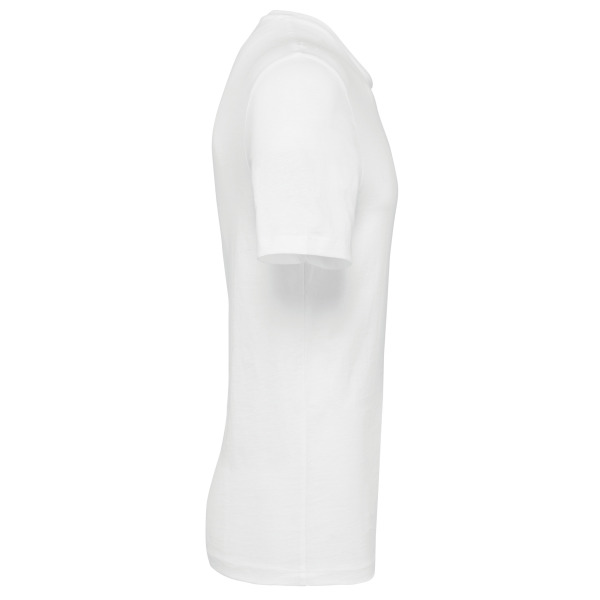 Supima® heren-t-shirt V-hals korte mouwen White S
