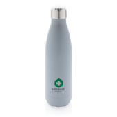 Vacuüm roestvrijstalen reflecterende fles, grijs