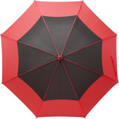 Pongee (190T) stormparaplu Martha rood
