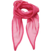 Ladies Chiffon Scarf Fuchsia One Size