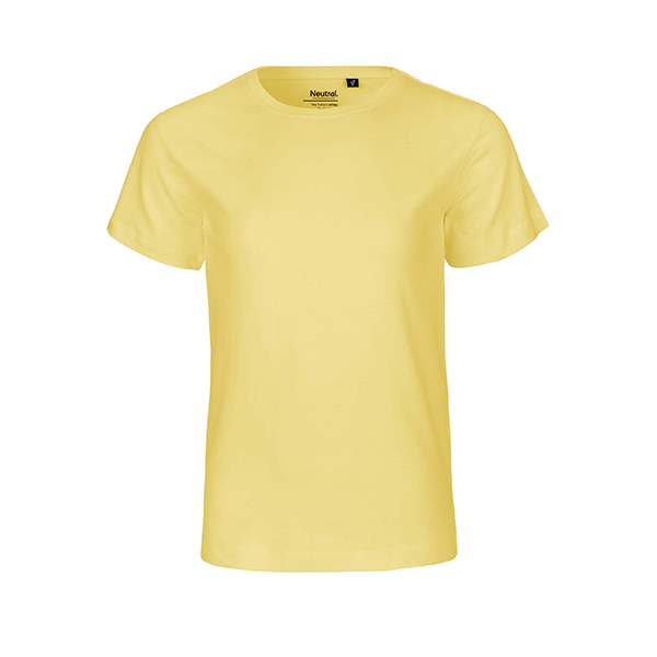 Neutral kids t-shirt-Dusty-Yellow-140/146