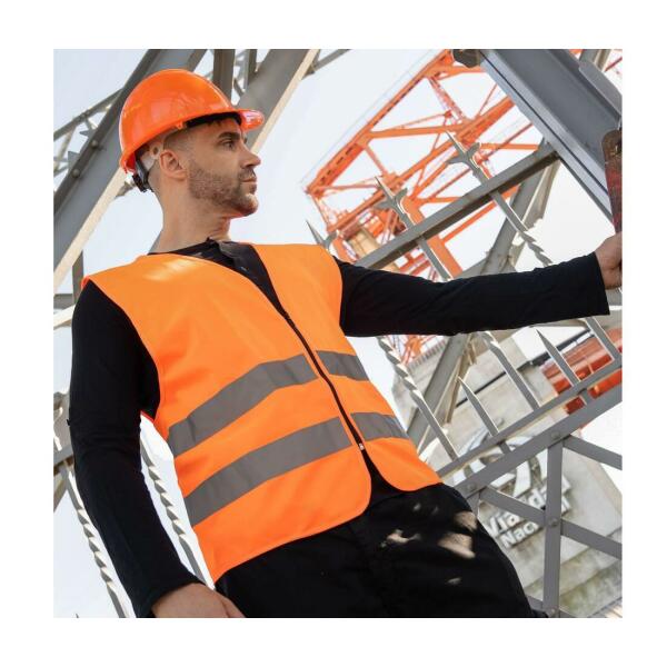 SAFETY VEST WITH ZIPPER COLOGNE