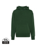 Iqoniq Yoho recycled cotton relaxed hoodie, forest green (XL)