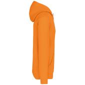 Hooded sweater met contrasterde capuchon Orange / White 3XL