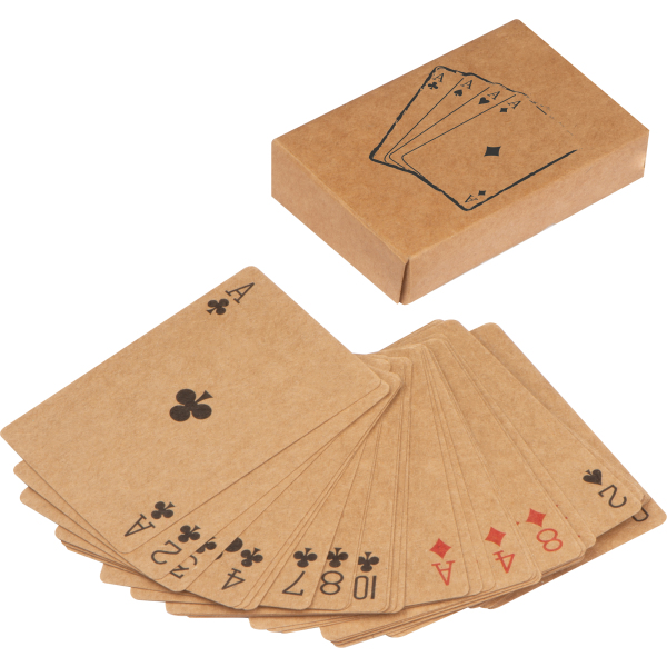 Klassiek kaartspel van hout