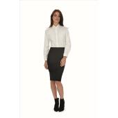 B&C Heritage LSL Women, White, XS