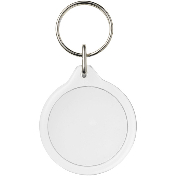 Orb I7 round keychain - Transparent clear