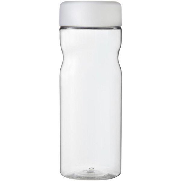 H2O Active® Base Tritan™ 650 ml screw cap water bottle - Transparent clear/White