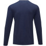 Ponoka long sleeve men's GOTS organic t-shirt - Navy - XS