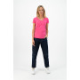 Lemon & Soda T-shirt V-neck cot/elast SS for her White-3XL Lemon & Soda T-shirt V-neck cot/elast SS for her White-3XL