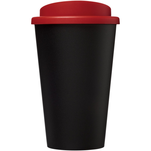 Americano® 350 ml insulated tumbler - Solid black/Red