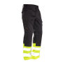 2314 Hi-vis service trousers zwart/geel D120