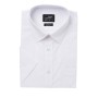 Men's Shirt Shortsleeve Poplin - white - S