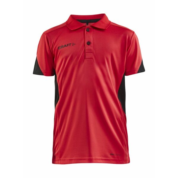 Craft Pro Control Impact polo jr br.red/black 158/164