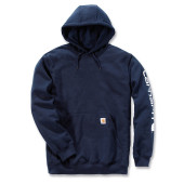 Midweight signature sleeve logo hooded sweatshirt Midweight signature sleeve logo hooded sweatshirt