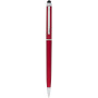 Valeria ABS balpen met stylus - Rood