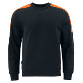 2125 Sweatshirt Black/Orange 4XL