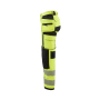Dames High Vis werkbroek 4-weg stretch met gereedschapszakken