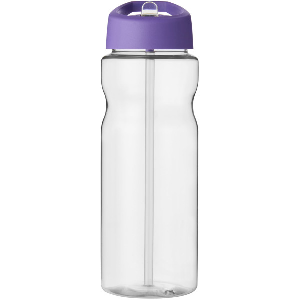 H2O Active® Base 650 ml spout lid sport bottle - Transparent/Purple