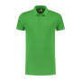 L&S Polo Basic Cot/Elast SS for him 376c Lime-S