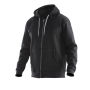 Jobman 5155 Vintage hoodie lined zwart/grijs xl