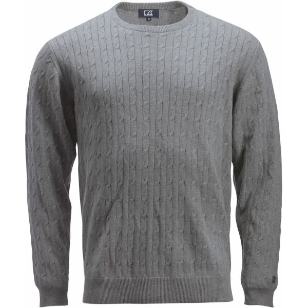 Cutter & Buck Blakely knitted sweater heren grijs mél 4xl