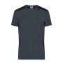 Men`s Workwear T-Shirt - STRONG - - carbon/black - 6XL