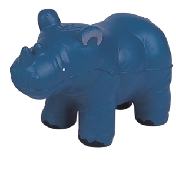 Anti-stress neushoorn blauw