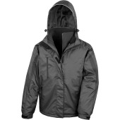 Mens 3-in-1 Journey Jacket with Soft Shell Inner Black L