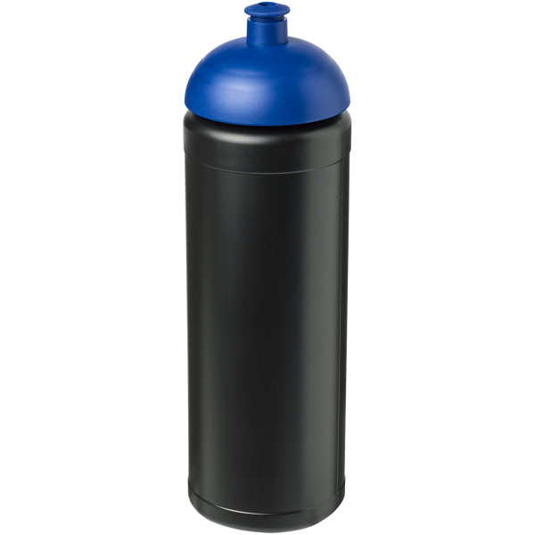 Baseline® Plus grip 750 ml dome lid sport bottle - Solid black/Blue