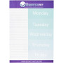 Desk-Mate® A4 notepad - White - 25 pages